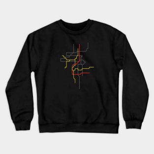 City Grid Crewneck Sweatshirt